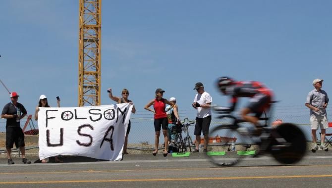 US fans turn out to support Taylor Phinney (BMC Racing)