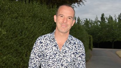 martin lewis with blue blazer and white shirt