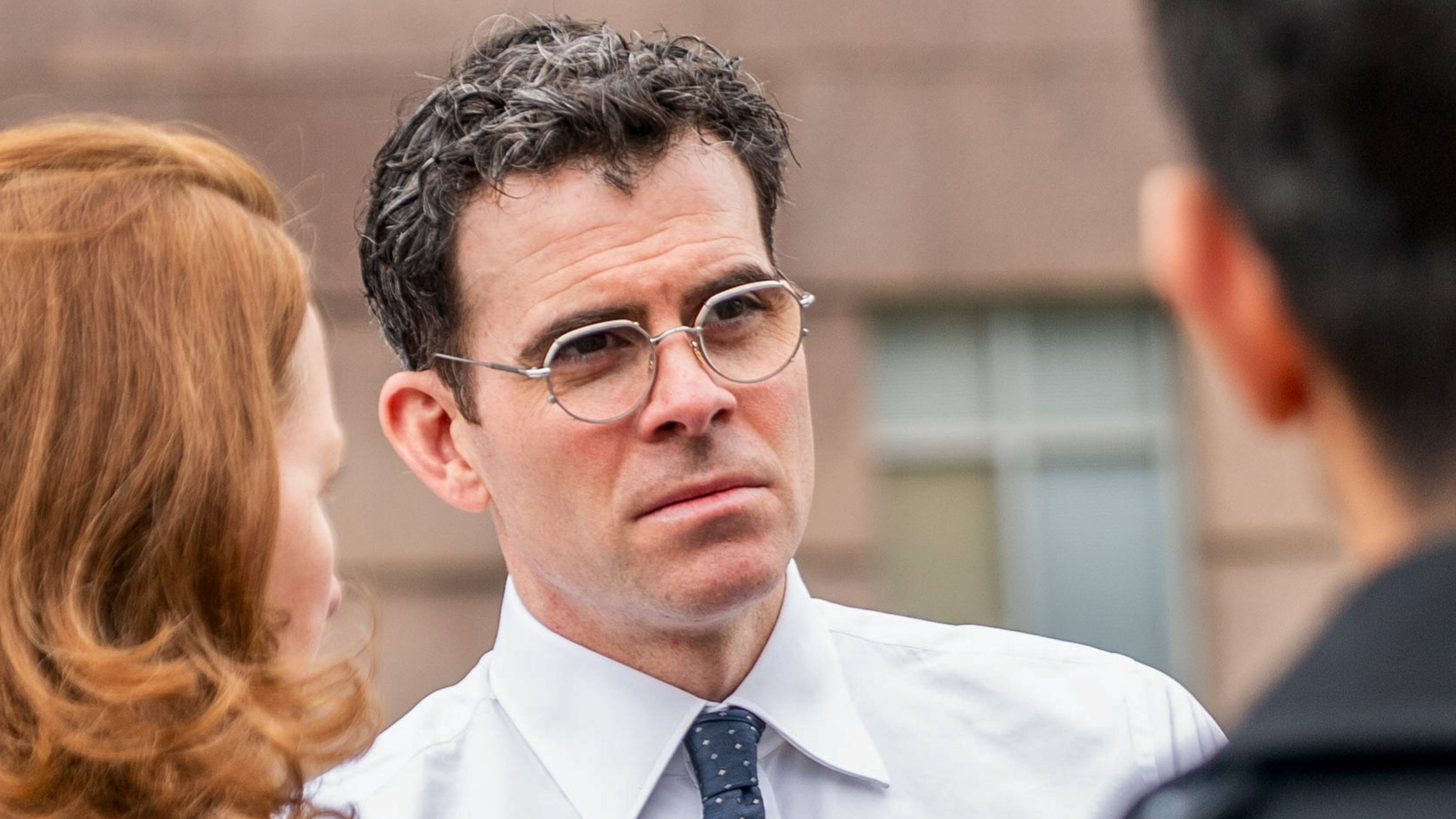 Adam Mosseri, head of Instagram at Meta Platforms Inc., exits federal court in Washington, DC, US, on Friday, April 4, 2025. Photographer: Allison Robbert/Bloomberg via Getty Images