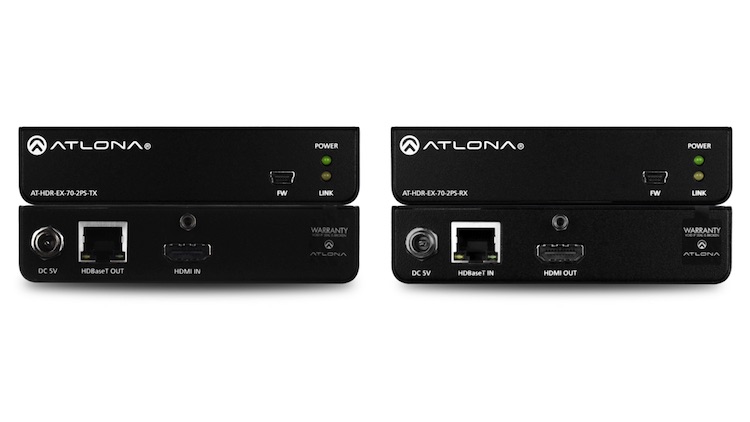 Atlona Shipping HDR-Capable 4K HDMI-over-HDBaseT Extender