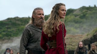 Goran Visnjic and Frida Gustavsson in Vikings: Valhalla