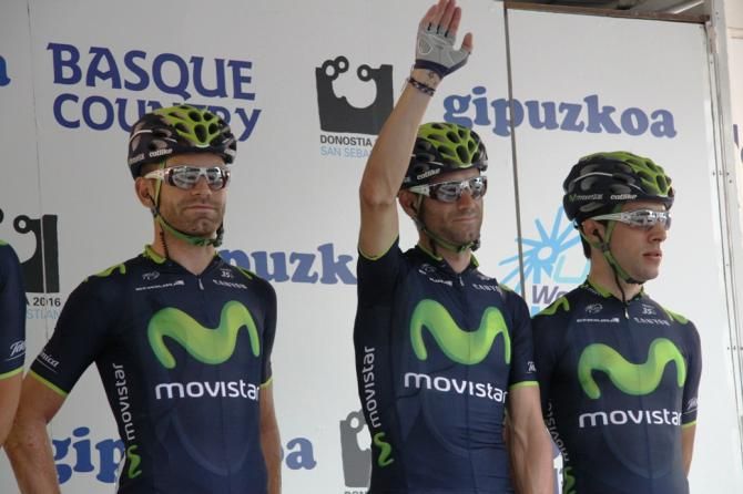 Alejandro Valverde introduced at Clasica San Sebastian