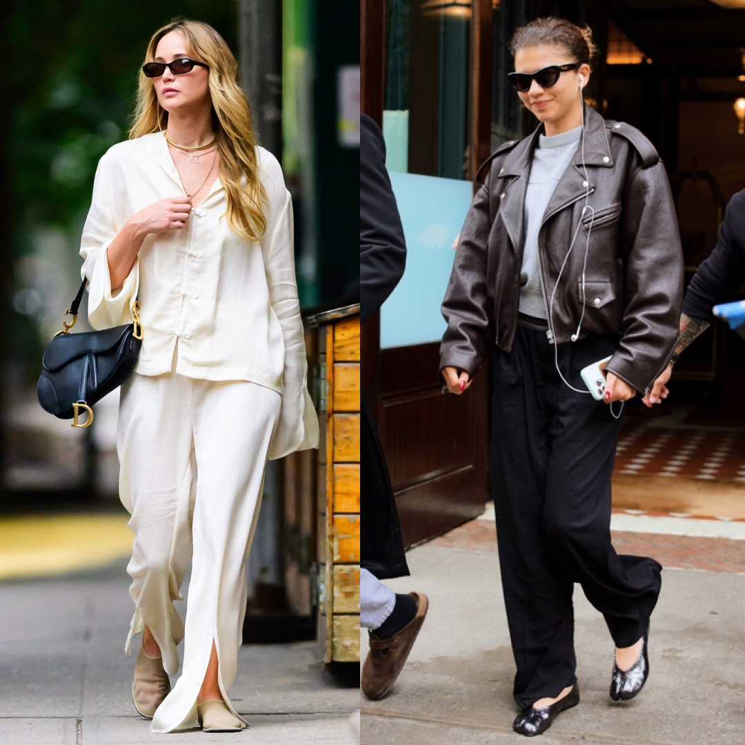 celebrities swapping flip-flops for fall 2025 shoe trends