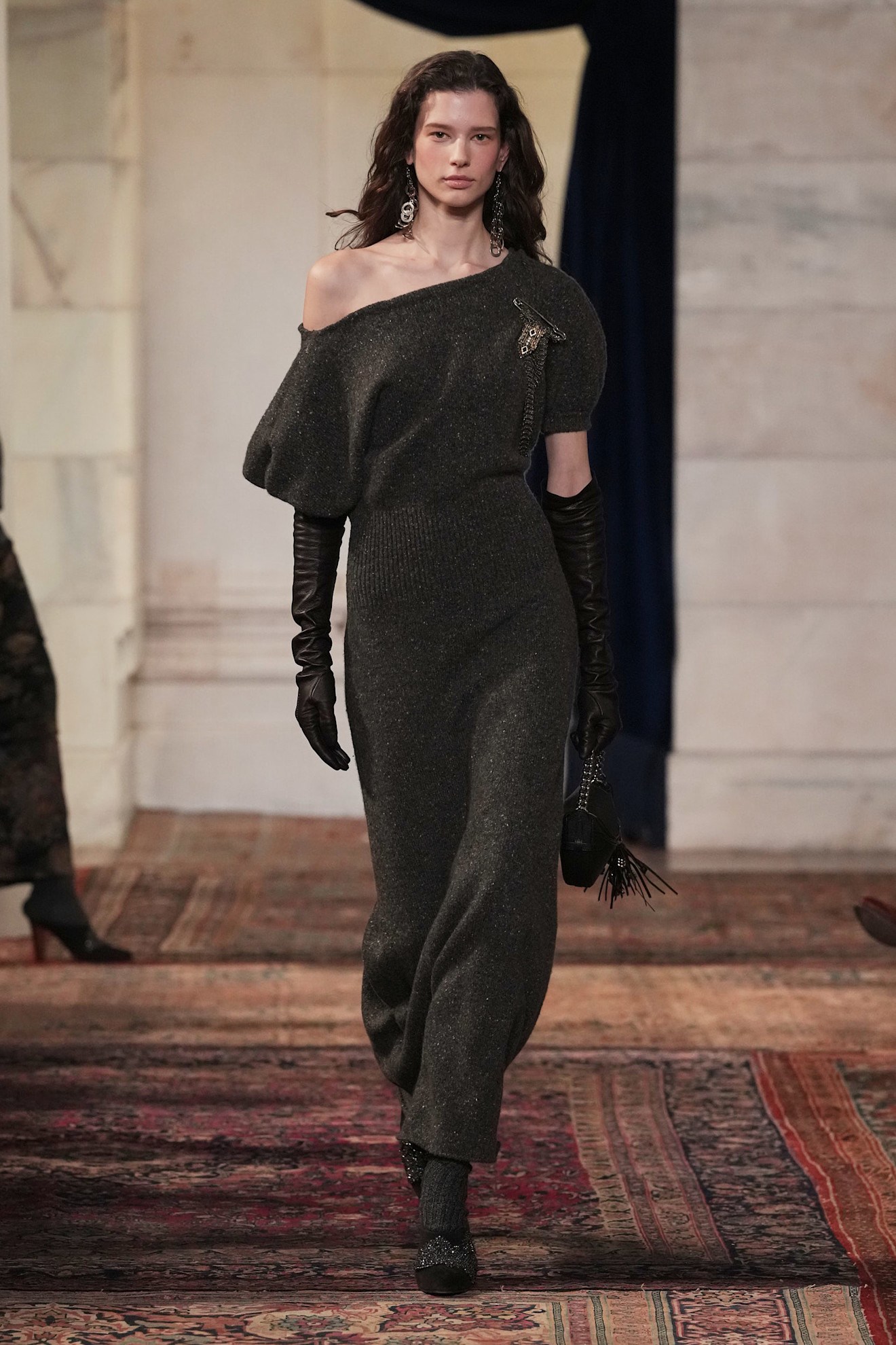 models walk the Ralph Lauren Fall 2026 runway