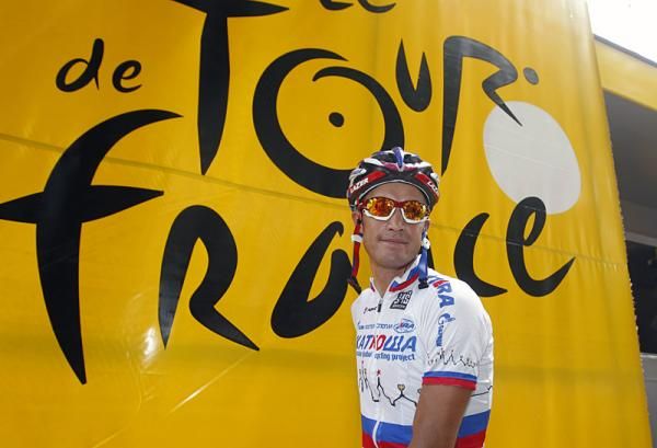 Russian road champion Alexandr Kolobnev (Katusha)