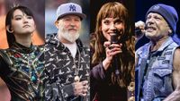 Su-metal, Fred Durst, Lzzy Hale and Bruce Dickinson on stage at various gigs