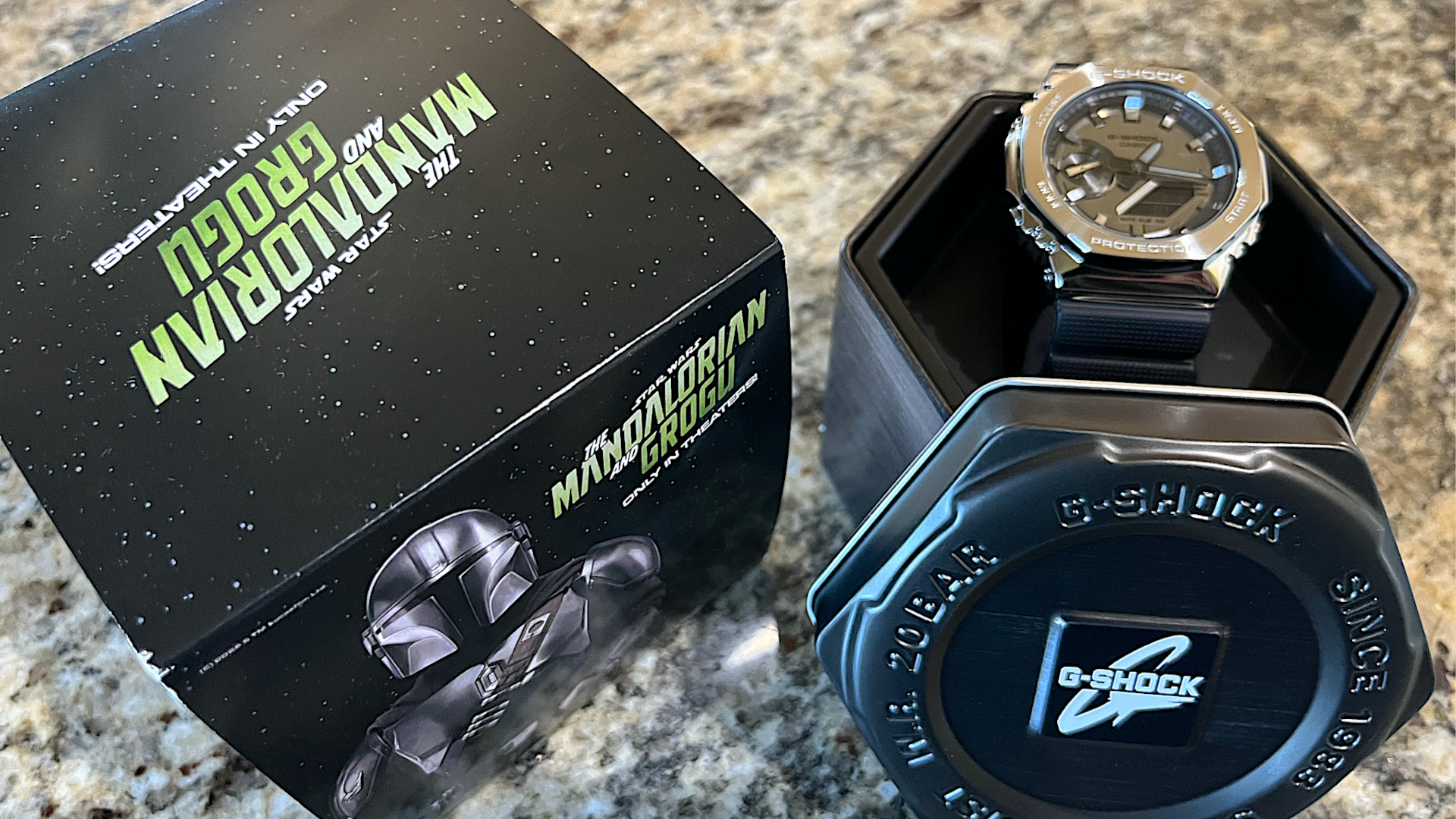 Relógios Mandalorian e Grogu Casio G-Shock