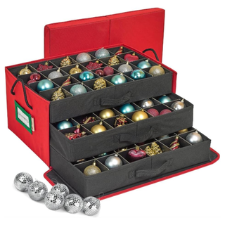 Christmas Ornament Storage Container from Amazon