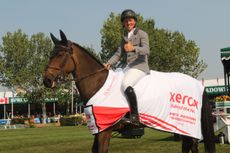 Matt Sampson is awarded Spruce Meadows Rider of the Year