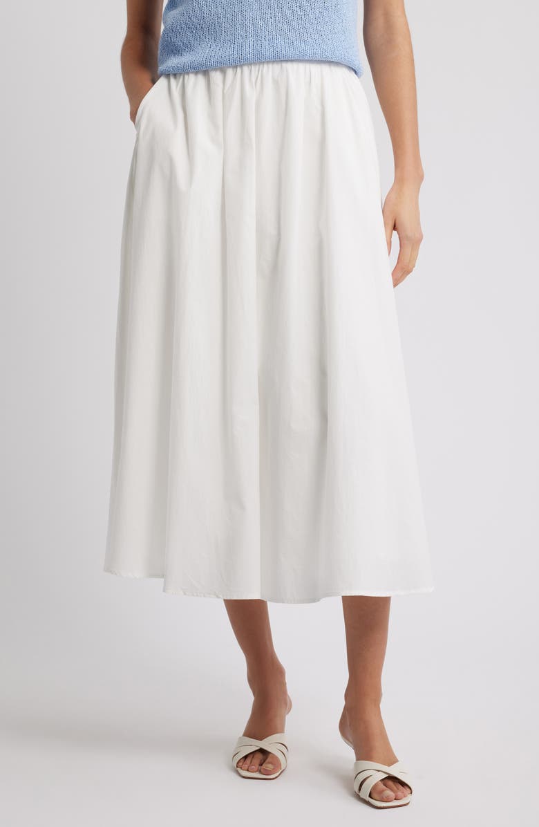 Oakley Pleated Midi Skirt