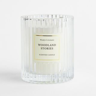 Winter candle in glass container from H&M
