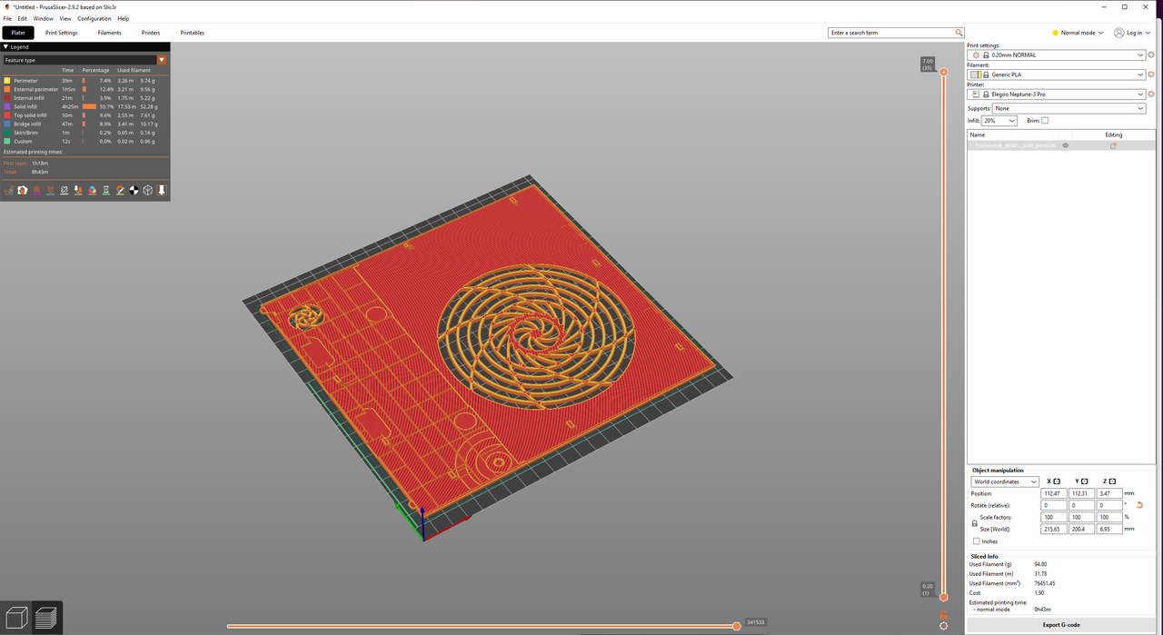 Noctua 3D printable parts for Framework Desktop