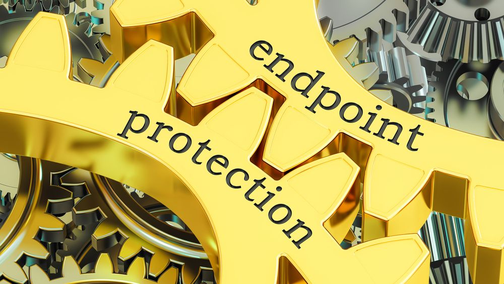 Endpoint protection or endpoint security interlocking gears