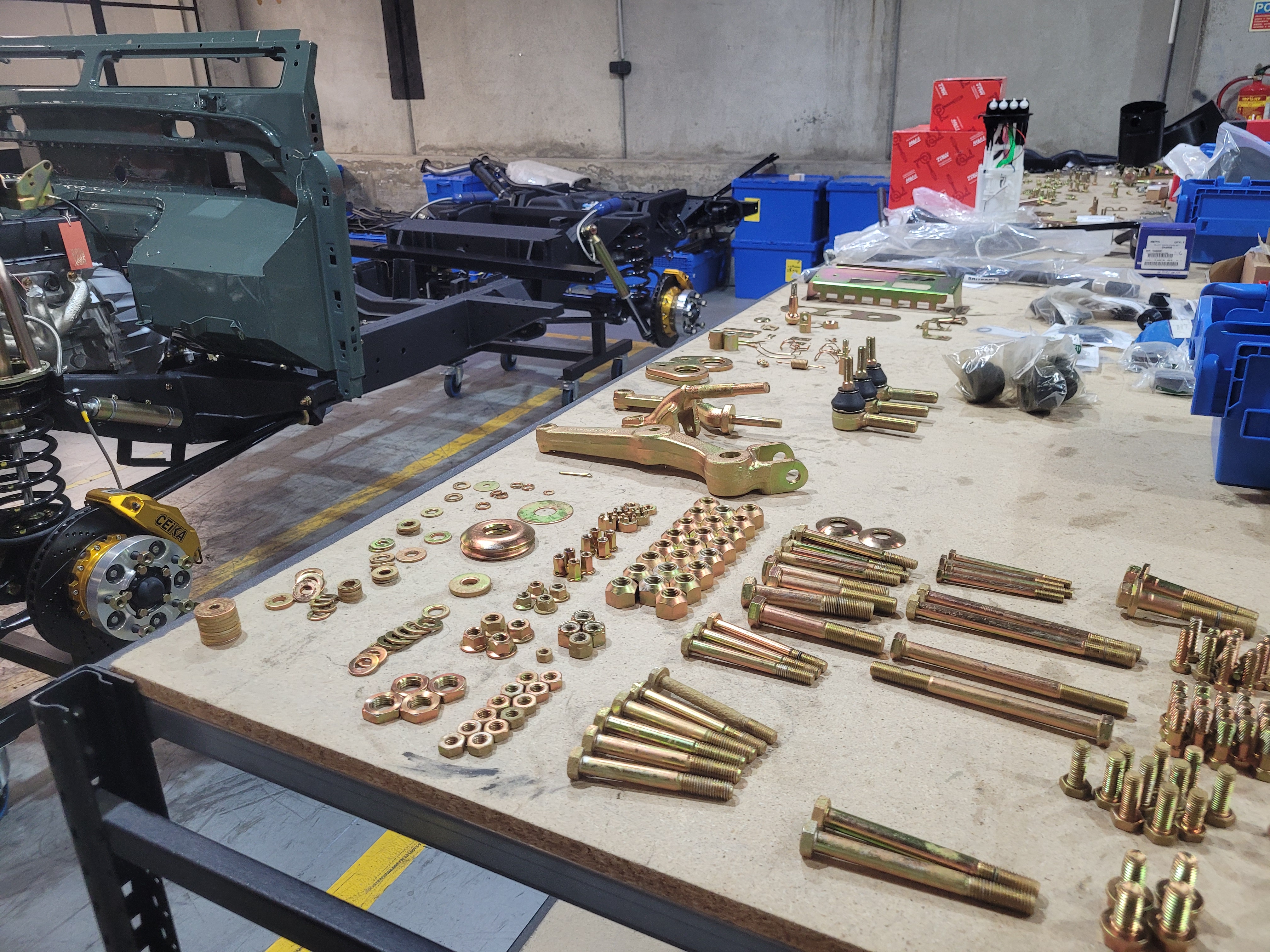 New components going into a rebuild