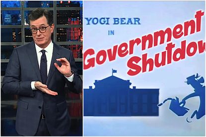 Stephen Colbert counts the costs of the government shutdown