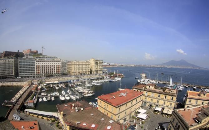 The picturesque backdrop of Naples
