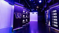 The interior of the newly upgraded Sundodger Studios at University of Washington. 