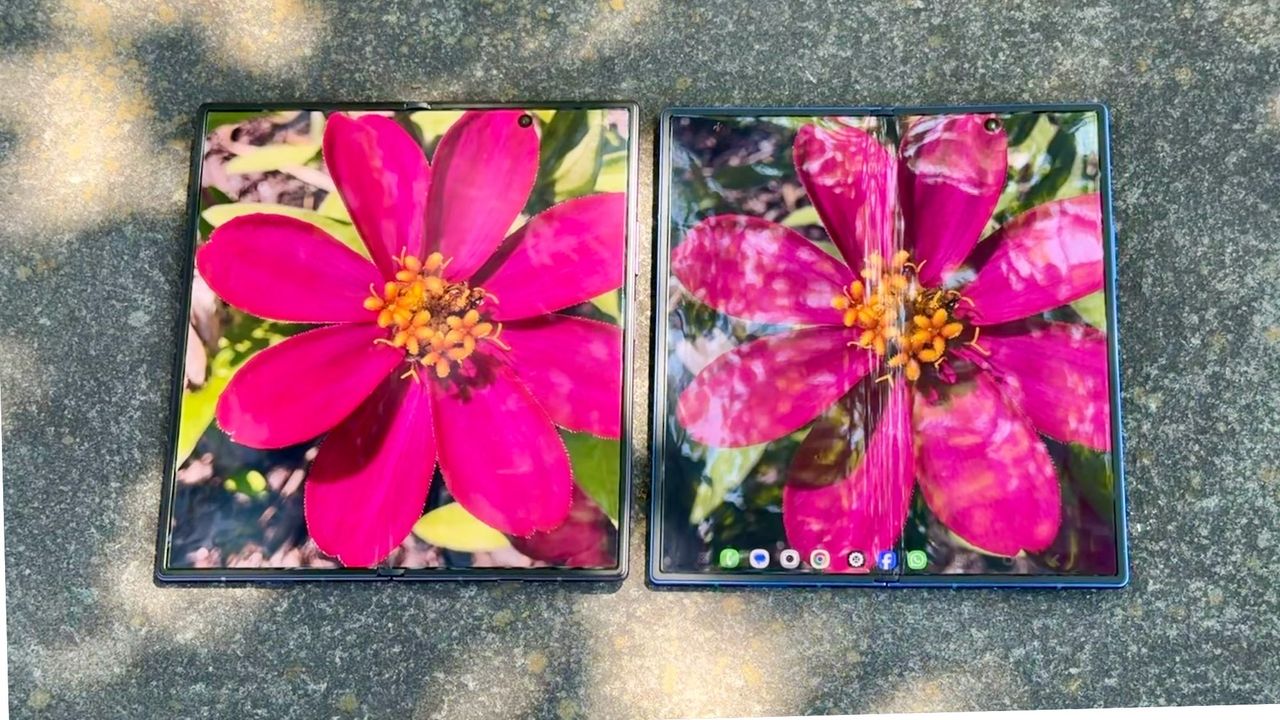 I took the Galaxy Z Fold 8 Ultra and Fold 7 outside — and the difference is astonishing