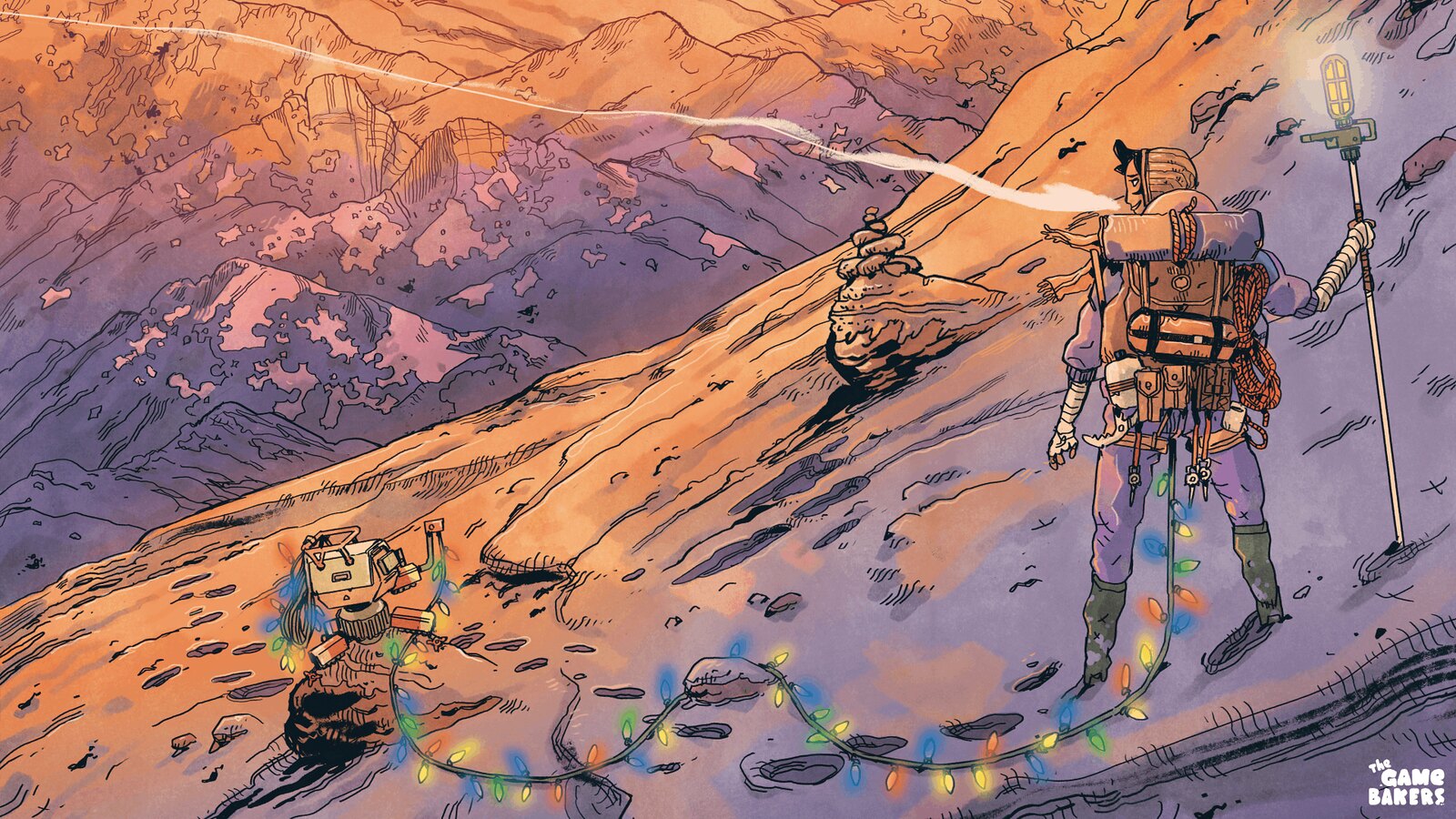 Sony PlayStation Christmas card art