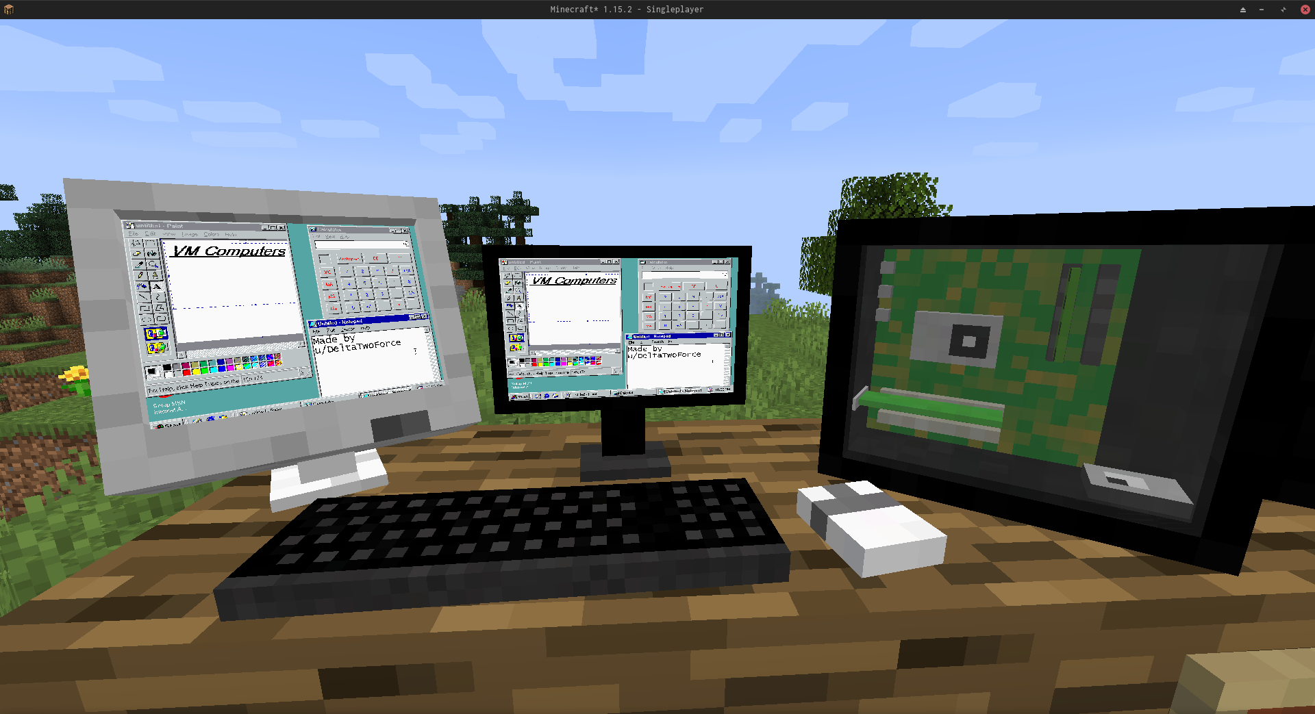 This Minecraft mod lets you play Minecraft on a PC in Minecraft