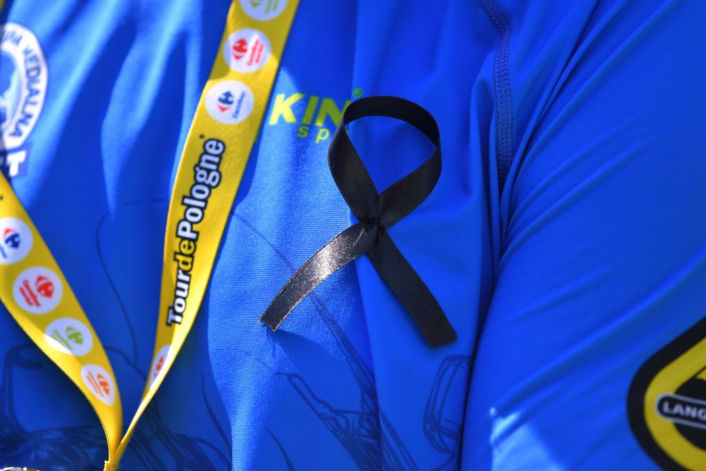 The Tour de Pologne was in mourning on stage 4