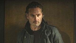 Rick in leather jacket in The Walking Dead: The Ones Who Live