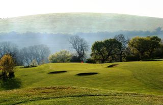 Pyecombe Golf Club - 18th green