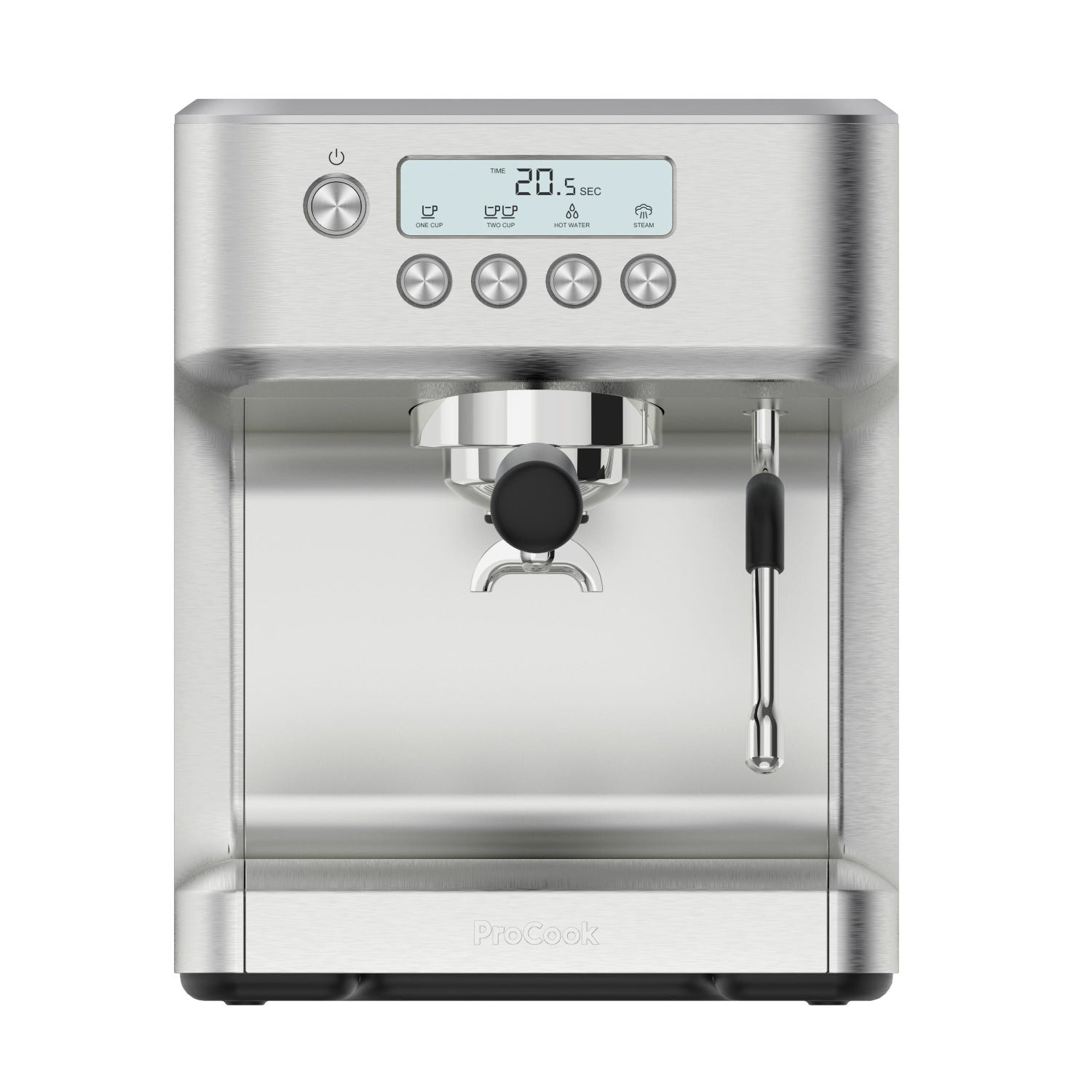 Procook Espresso Coffee Machine Stainless Steel