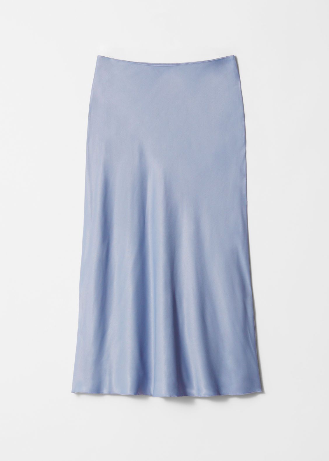 Satin Midi Skirt