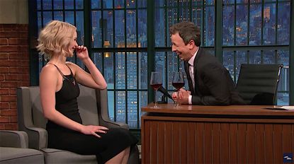 Jennifer Lawrence confesses her one-time crush on Seth Meyers