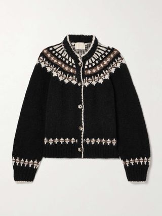 Clarke Fair Isle Knitted Cardigan