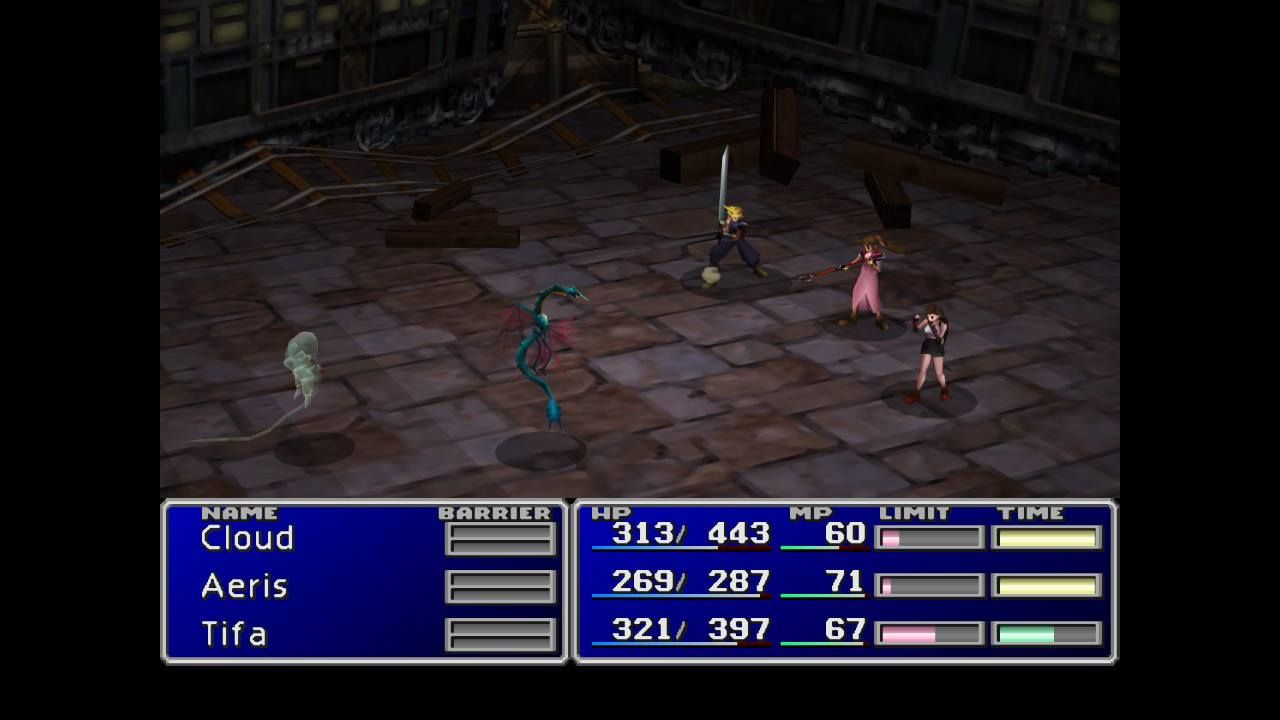 Final Fantasy VII Nintendo Switch combat