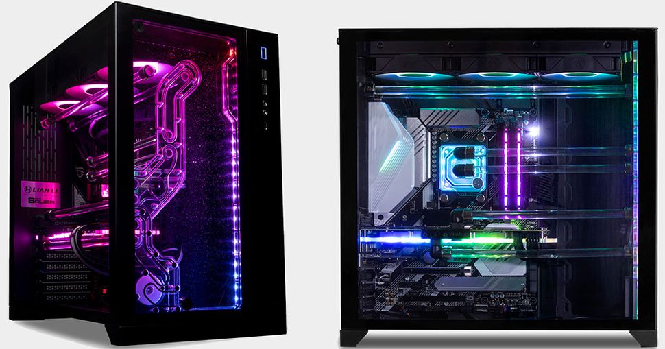 These custom gaming PCs feature hardline liquid cooling and ...