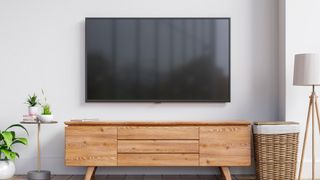 TV with glare 