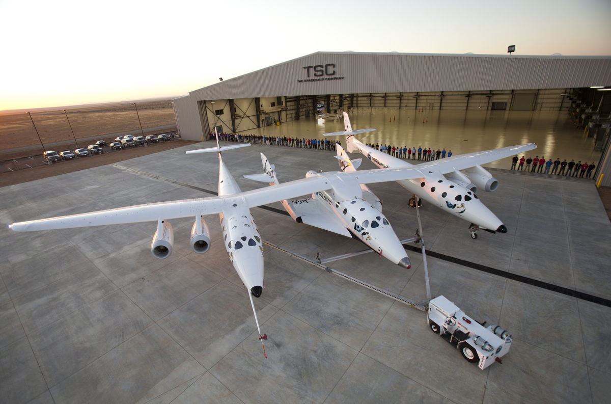 SpaceShipTwo Mated to WhiteKnightTwo