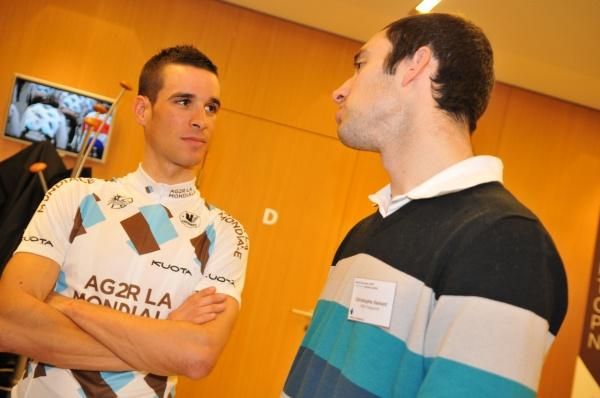 Lloyd Mondory listens attentively.