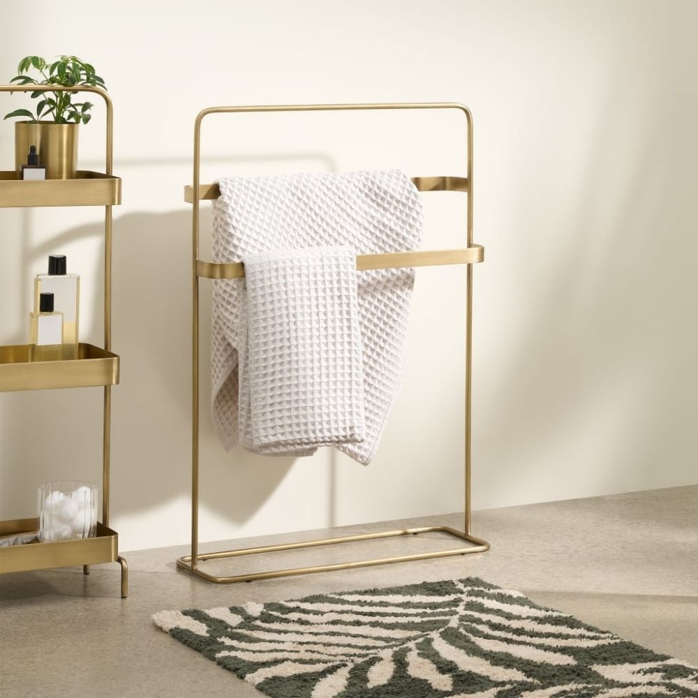 Elegant  Bamboos Towel Rack for 2 Towels 