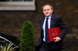 George Eustice, former Secretary of State for Environment arrives for a Cabinet meeting
