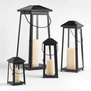 lanterns from Crate & Barrel