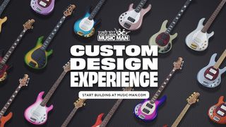Ernie Ball Music Man Custom Design Experience: the program allows you to design your own StingRay bass