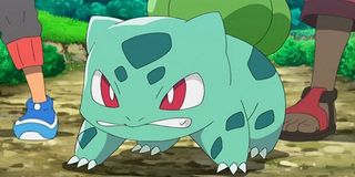 Bulbasaur, looking very angry about cheaters.