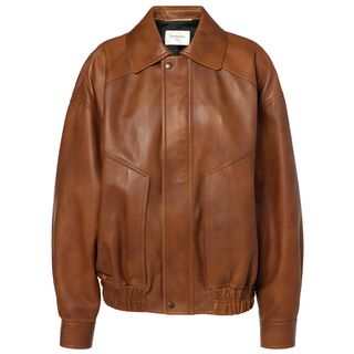 Leather Bomber Jacket