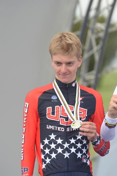 Adrien Costa (USA) won the silver medal at the 2014 world championship time trial