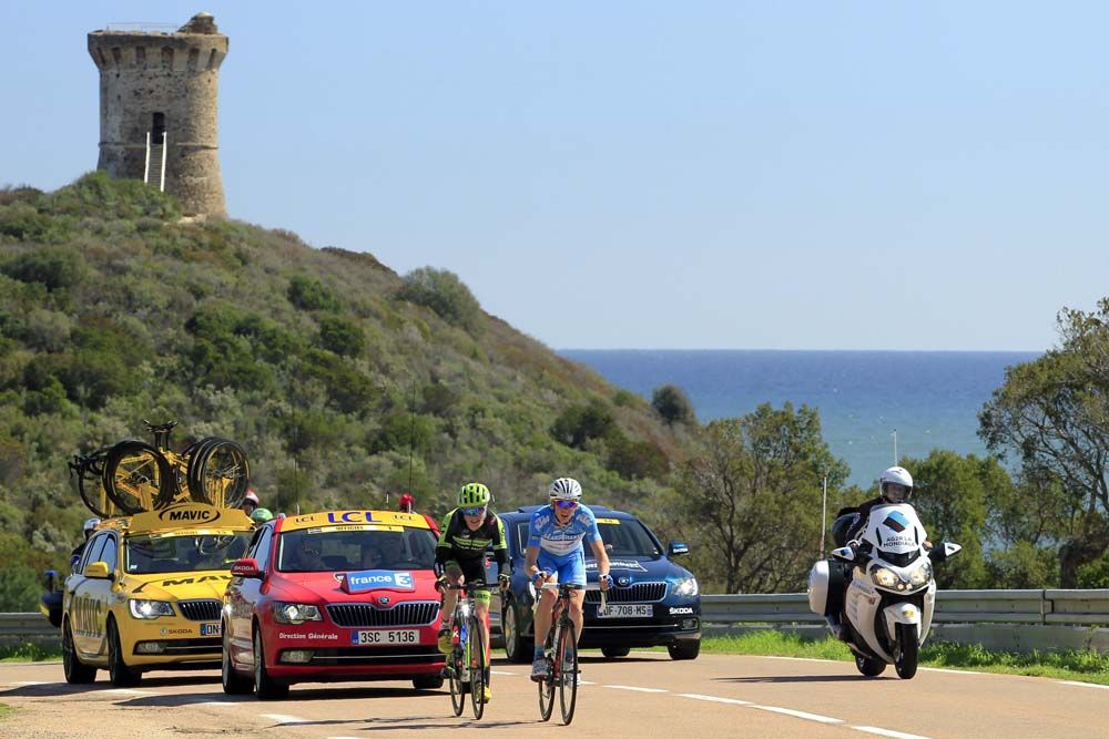 The break of the stage had no time to enjoy the view