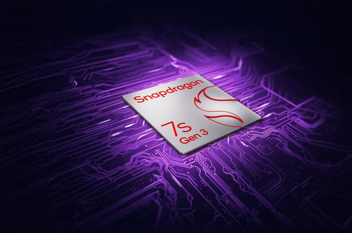 Promotional material for new Qualcomm Snapdragon 7s Gen 2 chipset