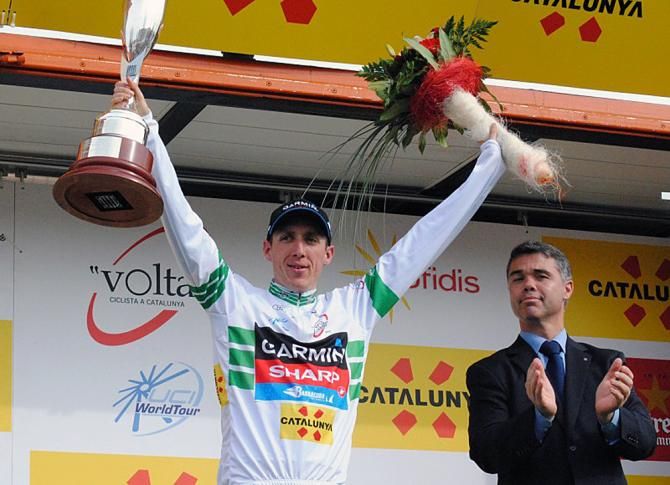 Daniel Martin (Garmin-Sharp) kept the race leader's jersey in Catalunya on stage 6