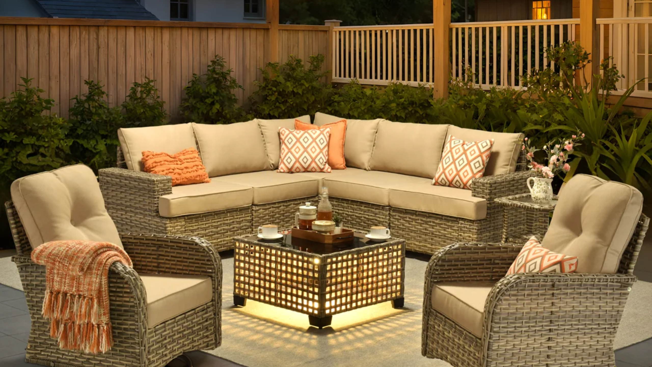 a patio furniture set