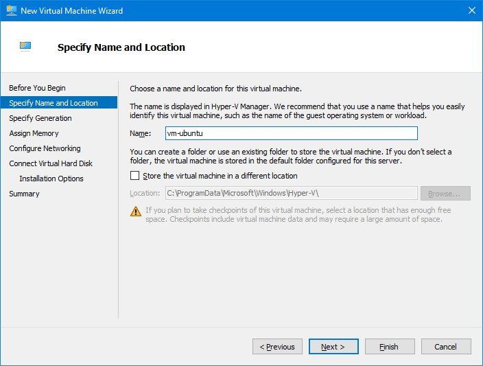 How to create a Linux virtual machine on Windows 10 using Hyper-V ...