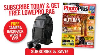 Image for PhotoPlus: The Canon Magazine Nov issue out now! FREE camera backpack when you subscribe