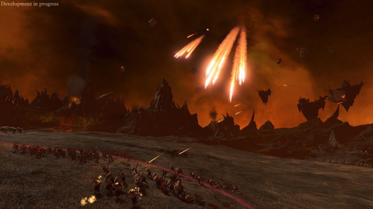 Total War: Warhammer 3 chaos dwarf - deathshrieker rockets